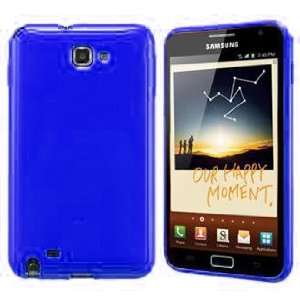  Navitech Blue TPU Hard Case Cover For Samsung Galaxy Note 
