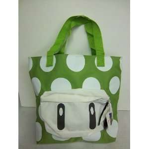  Tote Bag   Super Mario   Mushroom Green 