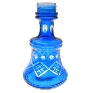  Curved Blue Replacement Vase For Hookah (KS026 