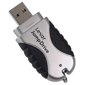 Lexar JumpDrive Secure 128MB USB 2.0 Flash Drive 