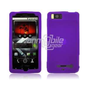  Motorola Droid X2   Purple Soft Silicone Skin Case 