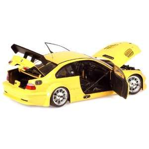  Minichamps BMW M3 GTR Street 2001 Yellow Toys & Games