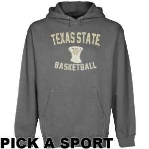   Texas State Bobcats Legacy Pullover Hoodie   Gunmetal Sports