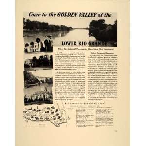  1941 Ad Lower Rio Grande River Valley Development Texas 