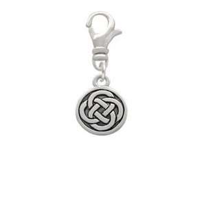  Celtic Knot in Circle 2 D Clip On Charm Arts, Crafts 