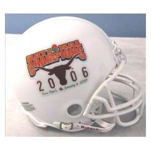 Texas Longhorns 2005 National Championship Replica Mini Helmet w/ Z2B 