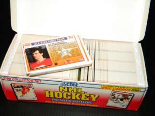 1990 Score NHL Hockey Premier Edition Bilingual Set  