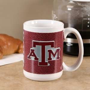  Texas A&M Aggies Pewter Logo Football 15oz. Coffee Mug 