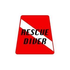  Rescue Diver Tetrahedron Decal