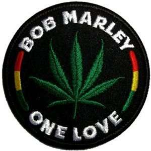  Bob Marley One Love Embroidered Iron on Patch Everything 