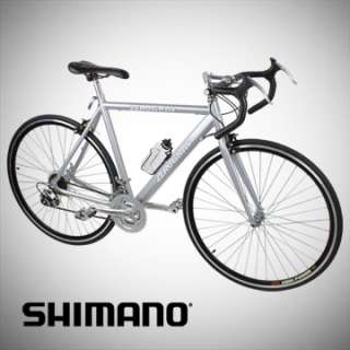 NEW ALUMINUM ROAD RACING BICYCLE BIKE 18SP SHIMANO 54CM  