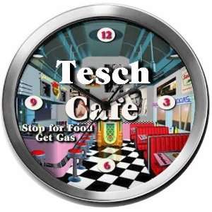  TESCH 14 Inch Cafe Metal Clock Quartz Movement Kitchen 