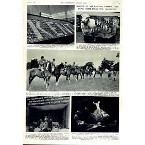  1951 HORSE SHOW SHREWSBURY OLYMPIA BOBOLI OBERON
