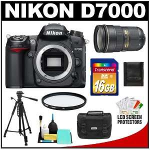 Nikon D7000 Digital SLR Camera Body with 24 70mm f/2.8G AF S Zoom Lens 