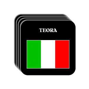 Italy   TEORA Set of 4 Mini Mousepad Coasters