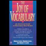Joy of Vocabulary (2ND Edition, Harold Levine (9780451193964 