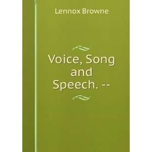  Voice, song, and speech a practical guide for singers and 