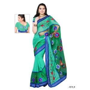 Bollywood Style Designer Georgette & Net Fabric Saree