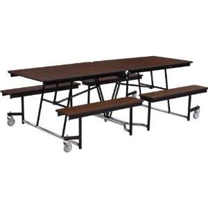   Public Seating MTFB8PW Folding Cafeteria Table (8 ft) 