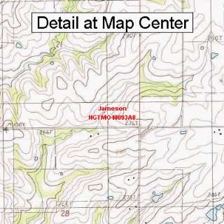  USGS Topographic Quadrangle Map   Jameson, Missouri 