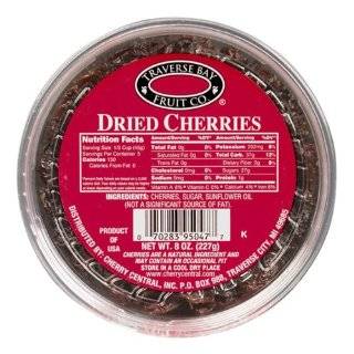 Traverse Bay Fruit Co. Dried Cherries, 8 Ounce Containers (Pack of 4)