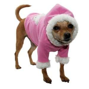   Hip Doggie HD 7SSSBH Bunny Dog Hoodie in Snow Size Extra Large Baby