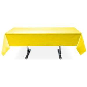  Plastic Table Cover  Yellow