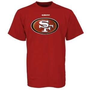  San Francisco 49ers Maroon Logo Tech T shirt Sports 