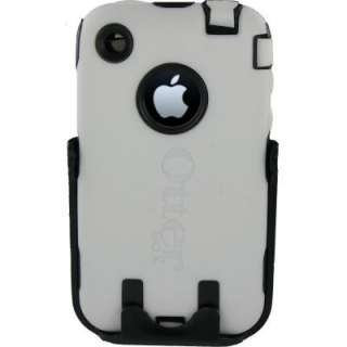 White On Black OtterBox Defender Case For iPhone 3G 3GS  