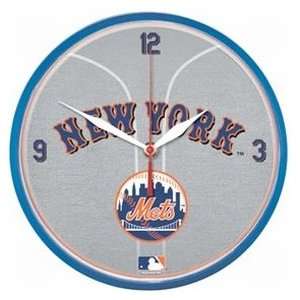  New York Mets Round Clock