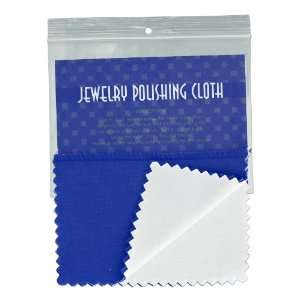    Jewelry Polishing Cloth 6 inch X 8 inch Teal Color. Jewelry