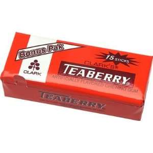  Clarks Teaberry Gum (Set of 12 Pkgs.)
