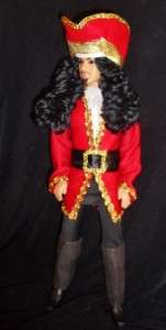   Captain Morgan Black Beard ~ OOAK Barbie Ken doll ocean sea rouge