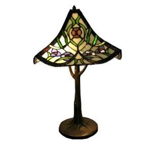  23 Roma Table Lamp Tiffany Style in Line Switch Bronze 