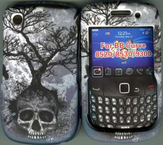Case Cover Blackberry Curve 8520/8530 Hard Phone Snap on Case Tree 