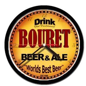  BOURET beer and ale cerveza wall clock 