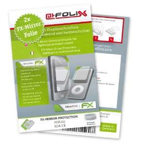  2 x atFoliX FX Mirror Stylish screen protector for O2 XDA Ice 