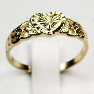 FREE jewelry Bland new fashion lads yellow 18K GP gold ring size 9 