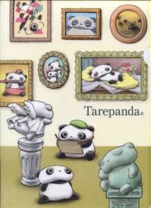 San X Tarepanda Panda A4 Plastic File Folder #3  