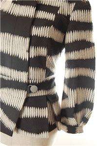   AUTH L.A.M.B. Gwen Stefani $485 Wool Juliet Blazar Jacket Coat Black 6