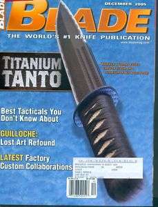 Blade 12 2005 Titanium Tanto Warren Thomas  
