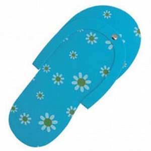 Debra Lynn Professional Daisy Pedicure Slippers Blue (Pack of 6)