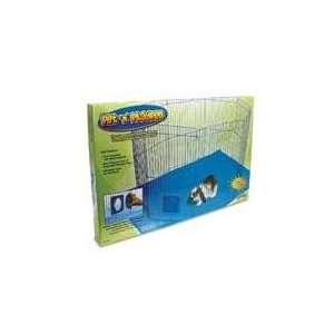  SMALL ANIMAL PET N PLAY PEN, Color BLUE (Catalog Category 
