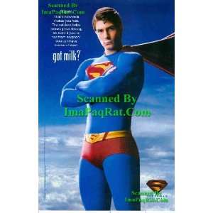   Milk? Superman Returns Brandon Routh Great Original Photo Print Ad