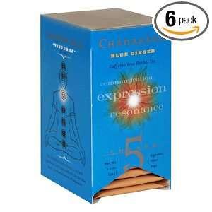 Stash Premium Chanakara Blue Ginger Tea, Chakra 5, Tea Bags, 18 Count 