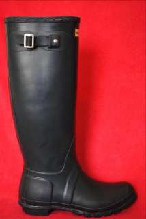 Hunter Original Tall W23499 Rain Boots   Graphite Grey Size 7 men 