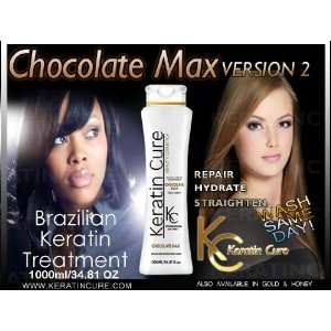 Brazilian Keratin Hair Straightener Treatment Chocolate Max Version 2 