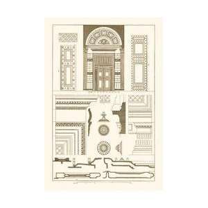  Doorway of the Pantheon at Rome 24x36 Giclee