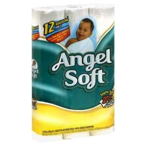  Angel Soft Bath Tissue, 12RL ANGELSFT BTH TISSUE