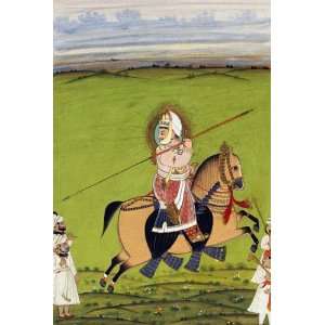  Equestrian Portrait of Maharana Jawan Singh Arts, Crafts 